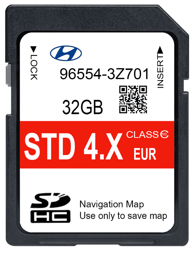 HYUNDAI GEN4 2025 SAT NAV MAP UPDATE EUROPE NAVIGATION SD CARD