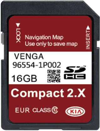 KIA GEN 2.0 SAT NAV MAP 2025 UPDATE NAVIGATION SD CARD