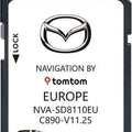 MAZDA AVN1  SAT NAV MAP SD CARD EUROPE 2025