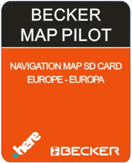 MERCEDES BECKER 2023 MAP PILOT SAT NAV SD CARD EUROPE