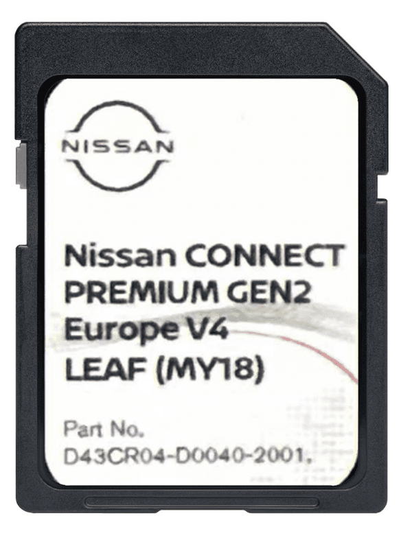 Nissan Leaf MY18 Connect Premium Gen2 Sat Nav Map SD Card – SNMU