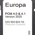 PORSCHE PCM 4.0/4.1 APPLE CARPLAY ANDROID AUTO PLUS 2026 MAP UPDATE
