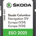 SKODA COLUMBUS MIB1 MIB2  SAT NAV 2026 SD CARD MAP UPDATE EUROPE