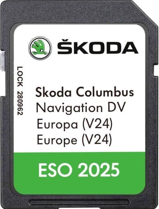 SKODA COLUMBUS MIB1 MIB2  SAT NAV 2026 SD CARD MAP UPDATE EUROPE