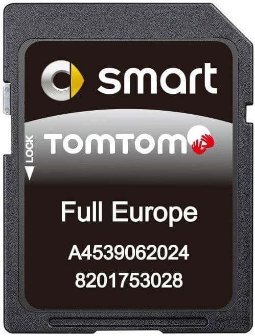 SMART 453 SAT NAV MAP UPDATE SD CARD EUROPE 2026