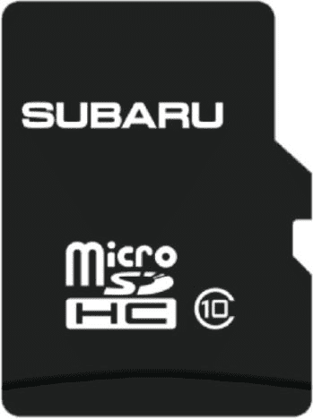SUBARU GEN2 2025 SAT NAV MAP NAVIGATION MICRO SD CARD