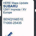 SUBARU STARLINK GEN1 XV/IMPREZA MY12 EUROPE 2022 SD CARD