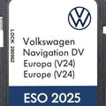 VW DISCOVER PRO NAVIGATION DV SAT NAV MAP SD CARD EUROPE 2026
