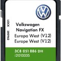 VW FX RNS310 SAT NAV MAP 2020 SD CARD NAVIGATION UPDATE V12